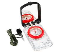 Orienteering Compass, Wilderness Survival Compass for Kids- Magnetic Gear Set Navigation Map- Backpacking Camping Hunting Survival (Mirror)