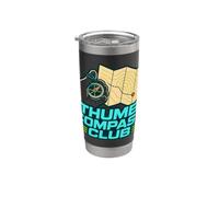 Orienteering Runner Orienteer Compass Stainless Steel Insulated Tumbler