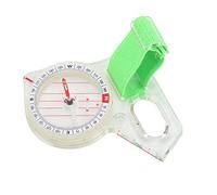 Orienteering Thumb Compass with Luminous Point, Clear Scale Multifunction Map Compass for Backpacking Camping, ABS Directional Compass with Centimeter and Map Scales