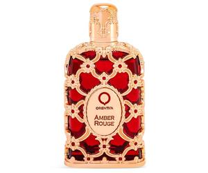 Orientica Luxury Collection Amber Rouge Eau De Parfum 80ml for Men & Women - Woody Amber Arabic Perfume with Saffron, Praline, Jasmine, Orange, Oak Moss & Seaweed