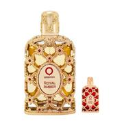 Orientica Luxury Collection Royal Amber Gift Set - 80ml Eau de Parfum + 7.5ml Amber Rouge Mini Perfume - Arabian Perfume for Women & Men - Unisex Oriental Amber Fragrance