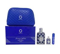 Orientica Luxury Collection Royal Blue Gift Set | Arabian Eau de Parfum for Women | Long Lasting Amber & Wood Fragrance | Premium Perfume Gift Set (Royal Bleu)
