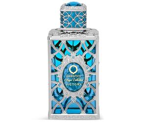 ORIENTICA Royal Collection Victory Eau De Parfum 2.7 fl oz / 80ml - Spicy, Woody, Amber, Saffron, Black Currant, Cardamom, Rose, Cedar, Patchouli, Musk - Arabic Perfume for Women