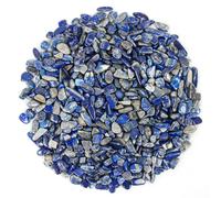 Orientrea 1.1lb Natural Crushed Lapis Lazuli Crystal Tumbled Chips-Lapis Lazuli Healing Crystals Chips Bulk, Crushed Crystal Gemstones for Crafts, Beautiful Package for Gift(Lapis Lazuli)