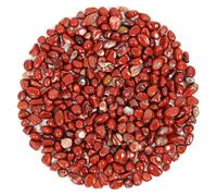 Orientrea 1.1lb Natural Red Jasper Crystal Chips-Red Jasper Healing Crystals Chips, Crushed Crystal Gemstones for Crafts, Beautiful Package for Gifts (Red Jasper)