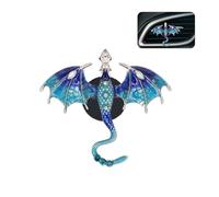 ORIESSE Car Air Vent Clip Dragon Shape 1 Pcs Cute Car Air Freshener Diffuser Clip with Blue Rhinestone Car Decorations with Scented Pads