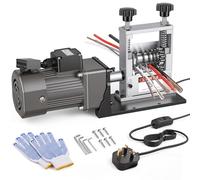 Orifesio 60W Electric Wire Stripper, Cable Stripper Machine with 6 Channel & 5 Blades, Copper Wire Strippers for 3-17mm Cable, Automatic Cable Stripping Tool Scrap Copper Cables Recycling