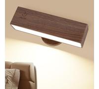 Orifesio Battery Operated Wall Light, Rechargeable Wall Sconces, Magnetic Wall Lights Indoor 360° Rotation, Stick On Wall Lights, Battery Wall Lamp, Sconces Wall Light No Wire for Bedroom, Living Room