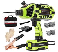 Orifesio Handheld Welding Machine, 220V Portable ARC Welder with 20 Welder Rods, IGBT Inverter, 6 Variable Current Adjustment, Electric Welding Machine, Fits 3/32 "-1/8" (2.5-3.2mm) Wire Rods (Green)