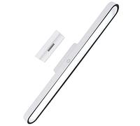 OriFiil Under Cabinet Lights, 3W Dimmable LED Light Bar, 3 Color Modes, Touch Control, USB Rechargeable, Magnetic Reading Lights for Wall Shelf, Closet, Mirror, Bedside, Kitchen Lighting (White)