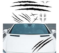 ORIGACH 11 PCS Monster Claw Car Decal, Auto Body Side Decal Car Light Sticker, Self-Adhesive Vinyl Stickers Decals for Car, Sticker Decoration Accessories for Motorbike SUV Off-Road Vehicles