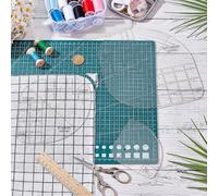 ORIGACH 3Pcs Curved Corner Cutter Quilt Ruler 0.25-4.5 Radius Acrylic Sewing Patchwork Ruler Quilting Templates Multifunctional DIY Supplies Sewing Template Patchwork Tool