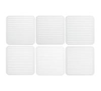 ORIGACH 6 Pcs 3D Printed Acrylic Sashiko Grid Stencils 5x5 Inch (4.5/5/5.5/6/6.5/7mm Slots) for Stitching Mending Sashiko Embroidery