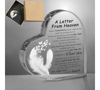 ORIGACH A Letter from Heaven Heart Sympathy Memorial Bereavement Gifts