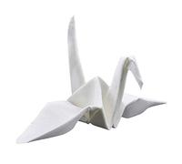 Origamagic Magic Tricks Crane Scarves To Paper Crane Magic Close Up Street Illusions Gimmicks Props Funny Trick(white)