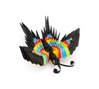 Origami 3D 501821-3D Origami Butterfly - Beautiful 3D Paper Sculpture with Patented Components and Comprehensible Building Instructions 157 Pieces 12 x 12 x 5 cm from 8 Years