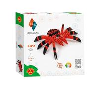 Origami 3D 501824-3D Origami Spider - Beautiful 3D Paper Sculpture with Patented Components and Comprehensible Building Instructions (English Language not Guaranteed), 149 Pieces, 15 x 10 x 4 cm,