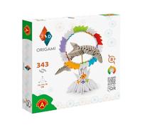 Origami 3D 501828-3D Origami Dolphin Beautiful 3D Paper Sculpture with Patented Components and Comprehensible Building Instructions 343 Pieces 14 x 14 x 18 cm from 8 Years