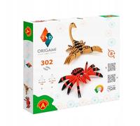 Origami 3D 501838-3D Origami Spider and Scorpion - Beautiful 3D Paper Sculpture with Patented Components and Easy-to-Clear Building Instructions, 302 Pieces, 15 x 16 x 8 cm (Scorpio), from 8 Years