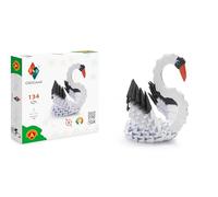 Origami 3D - Beautiful 3D Paper Sculpture with Patented Components and understandable Building Instructions, from 8 Years (swan)