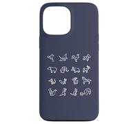 ORIGAMI ANIMALS Animal Set Japanese Paper Art Case for iPhone 13 Pro Max