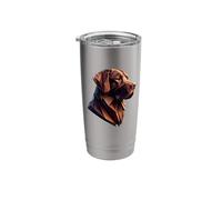 Origami Art Chesapeake Bay Retriever Chessie Stainless Steel Insulated Tumbler