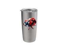 Origami Art Ladybug Bugs Ladybugs Stainless Steel Insulated Tumbler