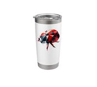 Origami Art Ladybug Bugs Ladybugs Stainless Steel Insulated Tumbler