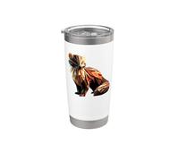 Origami Art Pine Marten Pine Martens Stainless Steel Insulated Tumbler