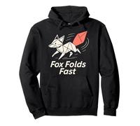 Origami Artist Paper Folding Hobby Modular Crane Creativity Pullover Hoodie