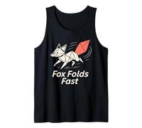 Origami Artist Paper Folding Hobby Modular Crane Creativity Tank Top