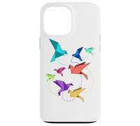 Origami Birds Kirigami Paper Crane Folding Case for iPhone 13 Pro Max