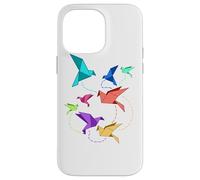 Origami Birds Kirigami Paper Crane Folding Case for iPhone 14 Pro Max