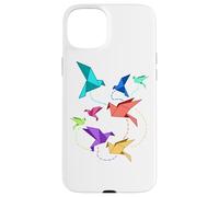 Origami Birds Kirigami Paper Crane Folding Case for iPhone 15 Plus