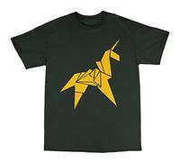 Origami Bladerunner Inspired T-Shirt Forest Green
