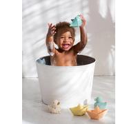 Origami Boat Bath Time Toy, by OLI & CAROL green light solid