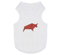 'Origami Bull' Pet Dog/Cat T-Shirt (PT00142369)
