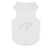 'Origami Bull' Pet Dog/Cat T-Shirt (PT00142375)