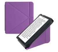 kwmobile Origami Case Compatible with Kobo Libra 2 Case - Slim PU Leather Cover with Stand - Violet