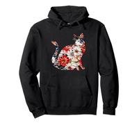 Origami cat Japanese cherry blossom cats Japan Pullover Hoodie