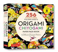Origami Chiyogami Paper Pack Book: 256 Double-Sided Folding Sheets (Includes Instructions for 8 Projects): 256 Double-Sided Folding Sheets (Includes Instructions for 8 Models)