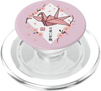 Origami Crane Aesthetic - Kawaii Japanese Origami PopSockets PopGrip for MagSafe
