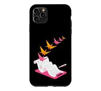 Origami Crane Writing Design - Paper Flight Case for iPhone 11 Pro Max
