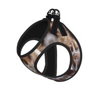 Origami Cranes Print Pet Leash Vest Soft Adjustable Step in Puppy Vest Outdoor Walking with Leash