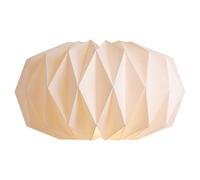 Origami Design Paper Lampshade Pendant Lamp, Nordic Creative Paper Lampshade, Decorative Paper Lantern, Ceiling Lamps, Shad, Modern Lamps, Round Shade for Pendant Lamp (Round, White)