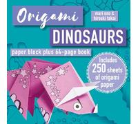 Origami Dinosaurs: Paper block plus 64-page book
