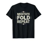 Origami Folder Meditate Fold Repeat Mindfulness Paper Craft T-Shirt