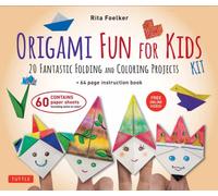Origami Fun for Kids Kit : Make Colorful and Easy Origami Animals: Kit Includes Origami Book, 98 Papers and 21 Original Projects