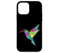Origami Hummingbird - Geometric Bird Design Case for iPhone 12 mini