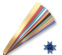 Origami Joy Metallic Paper Strips for Weaving Projects (Multi Color Packs). 100 Strips per Pack (1 x 25 inch)